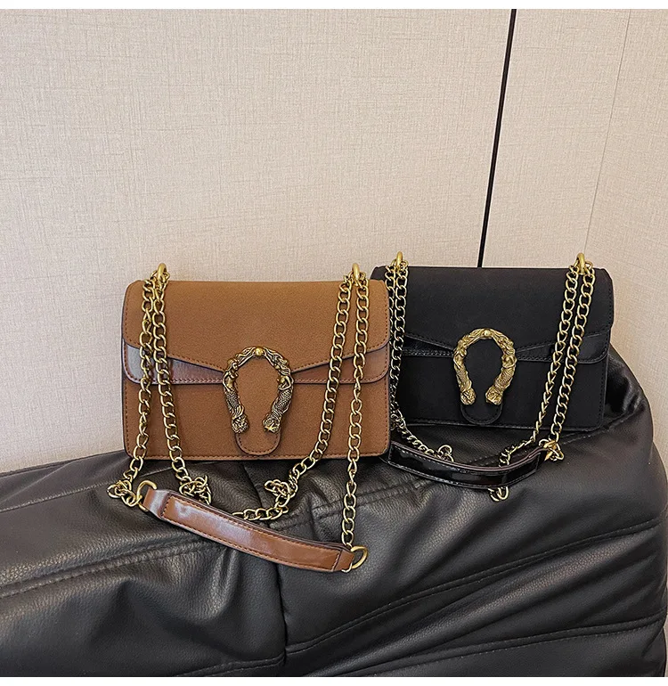 

Осень/Зима 2025 Новинка! Маленькая женская сумка-мессенджер High - High Sense с квадратной цепочкой - хит продаж, изысканная и универсальная