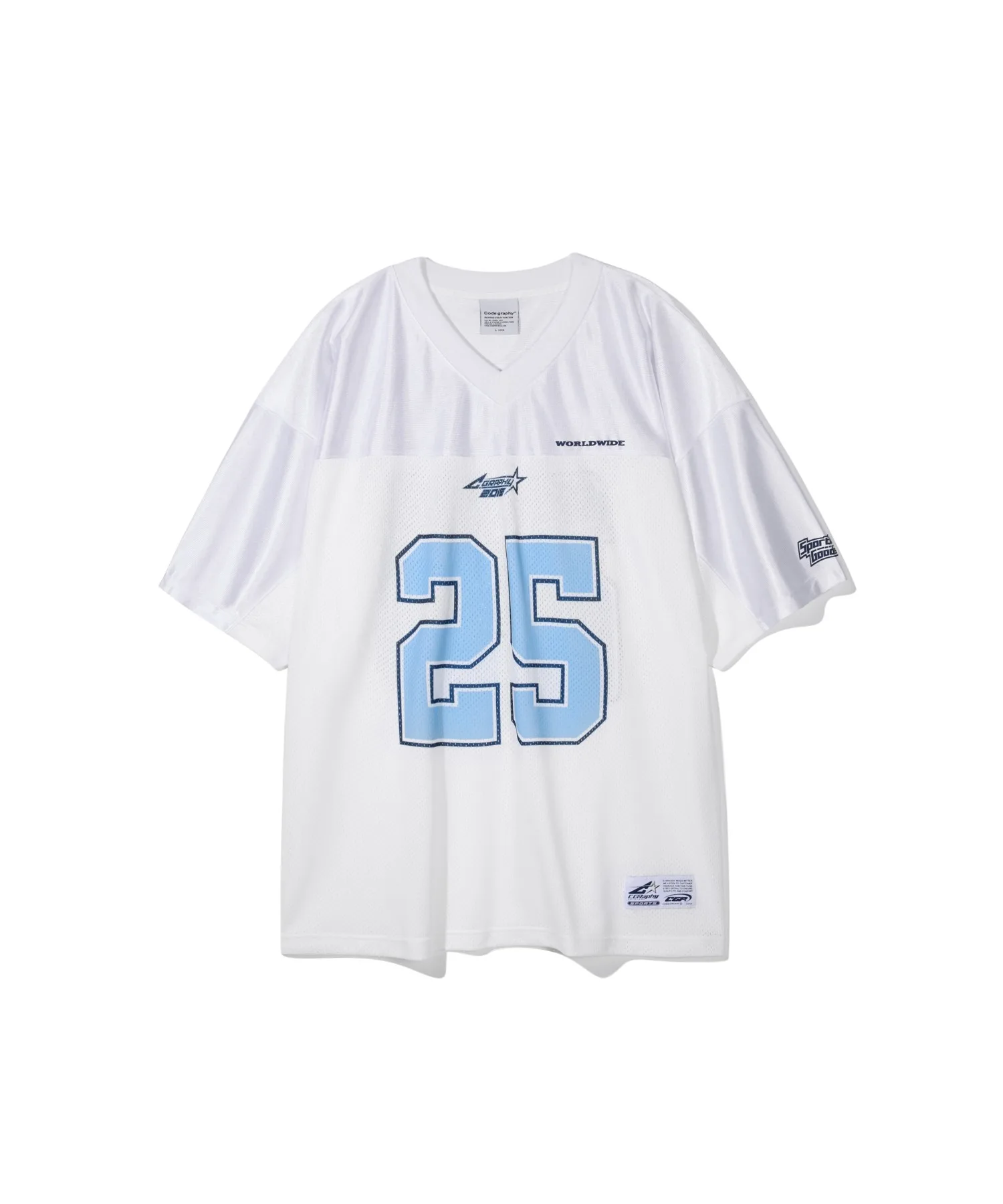 Y2K T Shirt Breathable Mesh Quick Dry Football Loose Jersey Casual Oversized Streetwear Unisex Sports Football Training Wear Top image 3