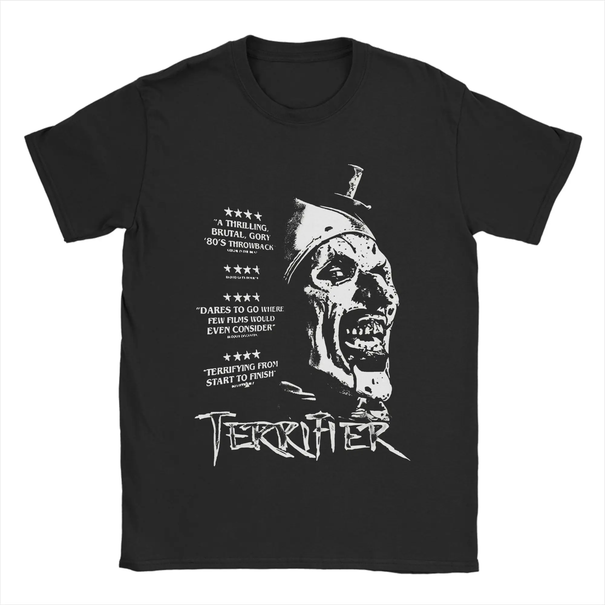 

Мужская футболка Terrifier Review, футболки Harajuku, летние футболки Y2K, повседневная хлопковая одежда с принтом, идея подарка
