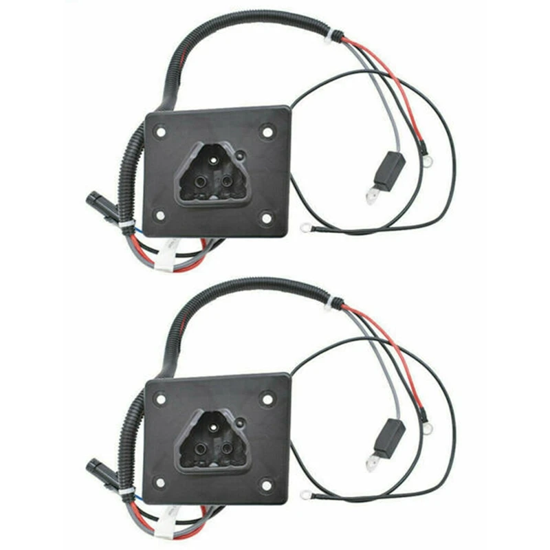 

2X For EZGO TXT / RXV Charger Receptacle 48V Golf Cart With Delta-Q Charger 602529