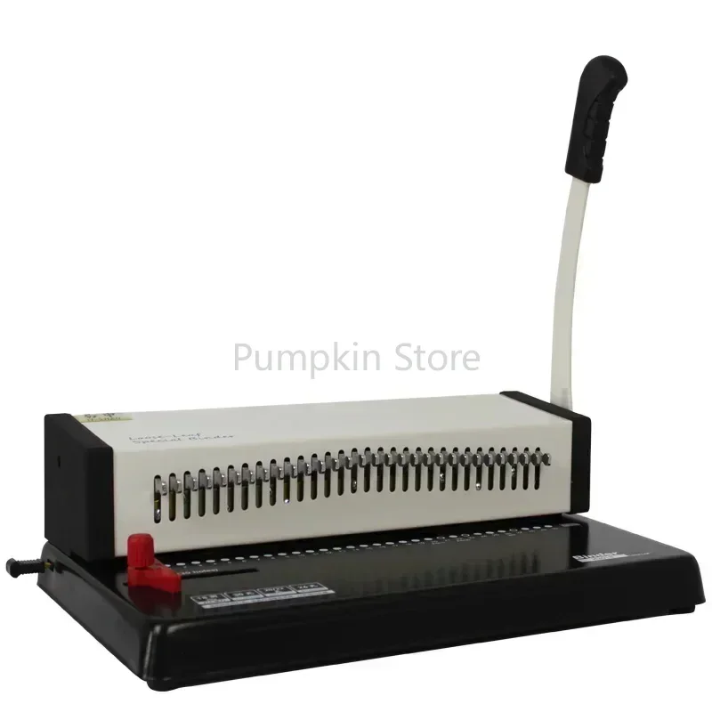 

Ring Binding Punch Card Machine A4 30hole Manual Punching Machine 18 sheets Punching capacity H3018 Wire Binding Machine