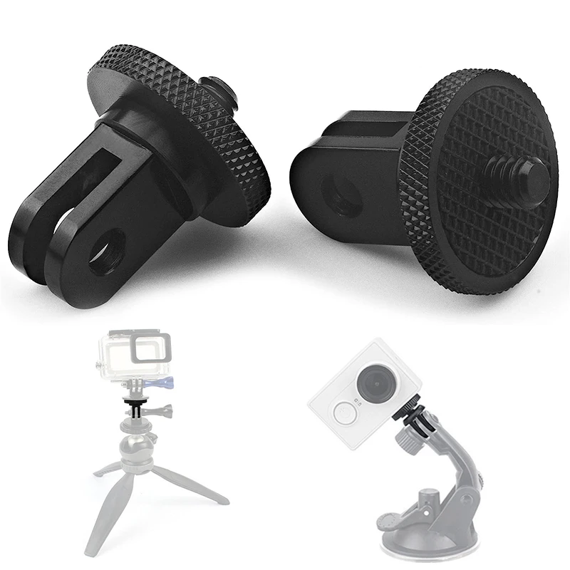 

1/4 Inch Mini Tripod Adapter Mount for GoPro Hero 13 12 11 10 9 8 7 6 Black Insta 360 X4 X3 Sjcam Xiaomi Yi 4K Eken Accessory