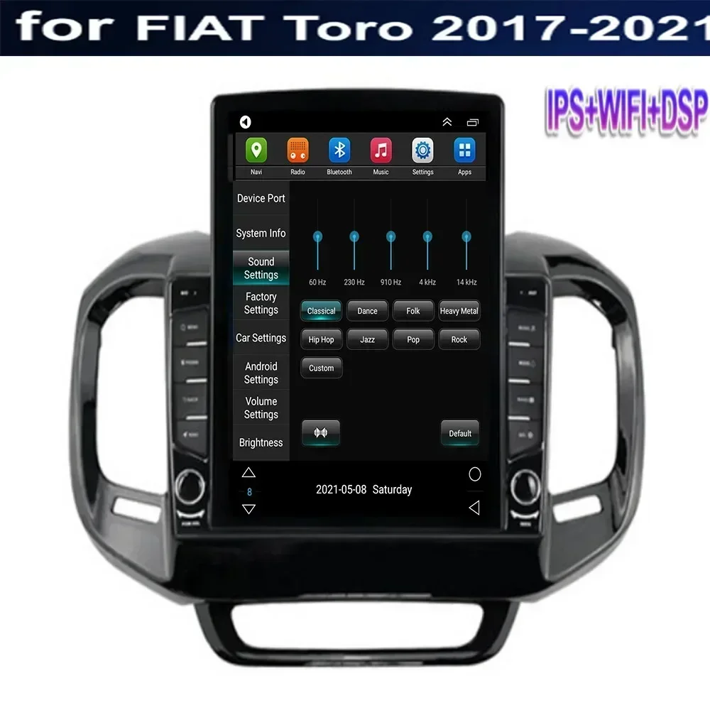 Autoradio Stéréo Android 13 Carplay, 8 Go + 128 Go, 2 Din, Navigation GPS, Lecteur Limité, Toro imposable, Placages Style, 2017 - 2050