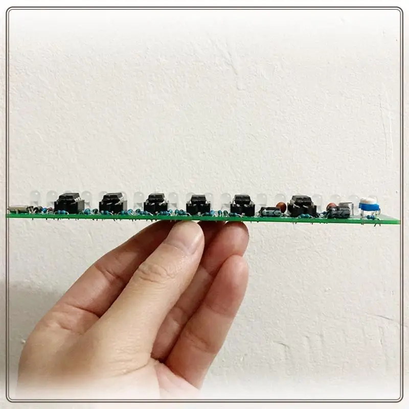 Lampu Kontrol Suara USB Dapat Diandalkan Indikator Tingkat Volume LED Papan Sirkuit Audio Musik Kit DIY Indikator Tingkat Volume LED B,USB Vo