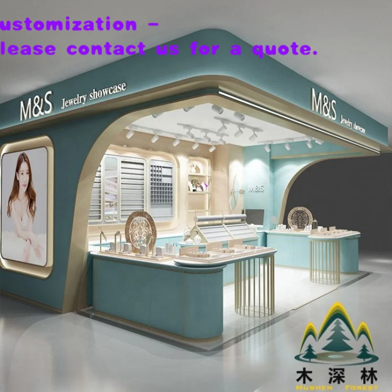 

Элитный демонстрационный шкаф для ювелирных изделий, витрина для ювелирного киоска, дизайн бутика и стильный дизайн магазина на заказ