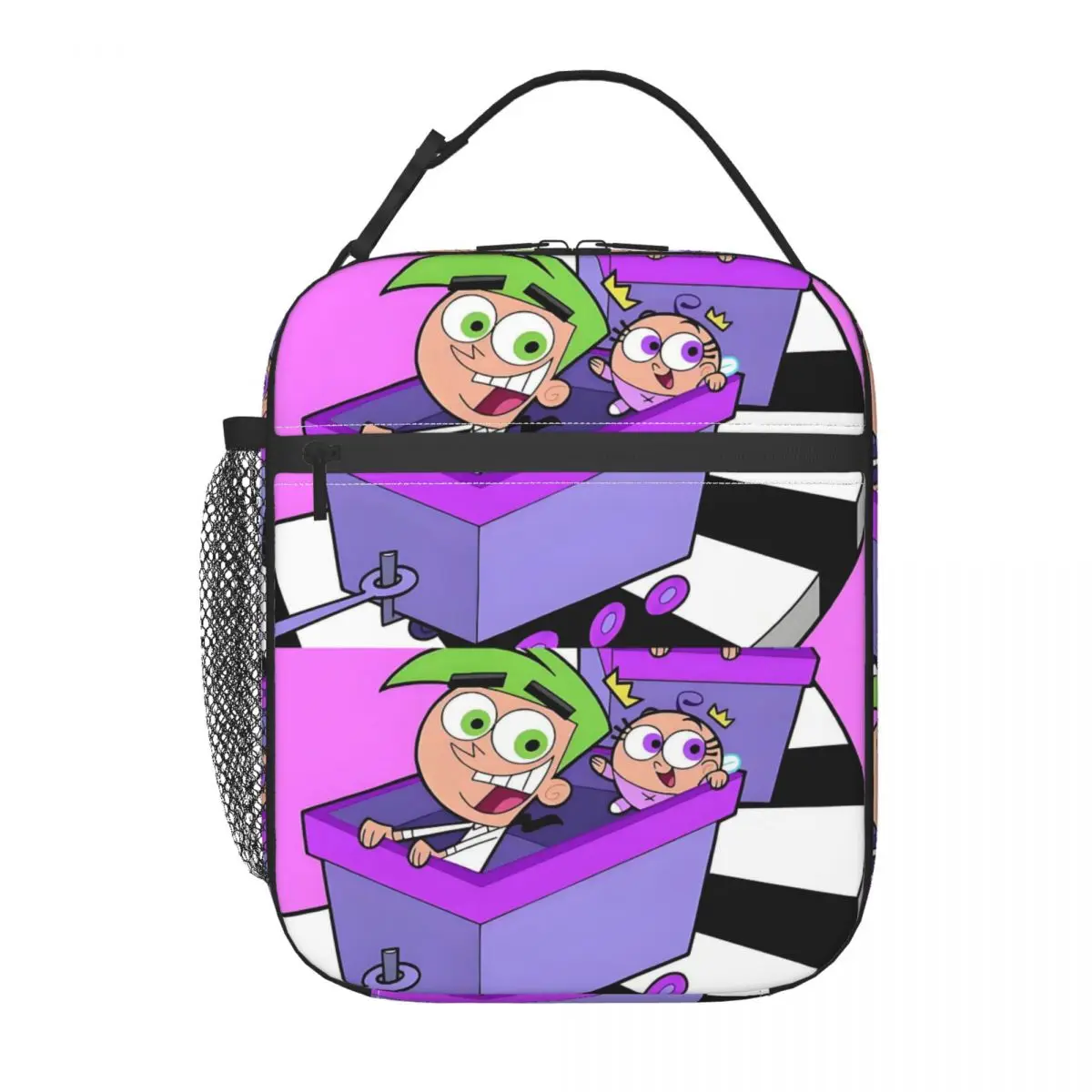 

Custom The Fairly Oddparents Lunch Bag Cooler Thermal Insulated Lunch Box for Women Kids School Food Portable Tote Bags