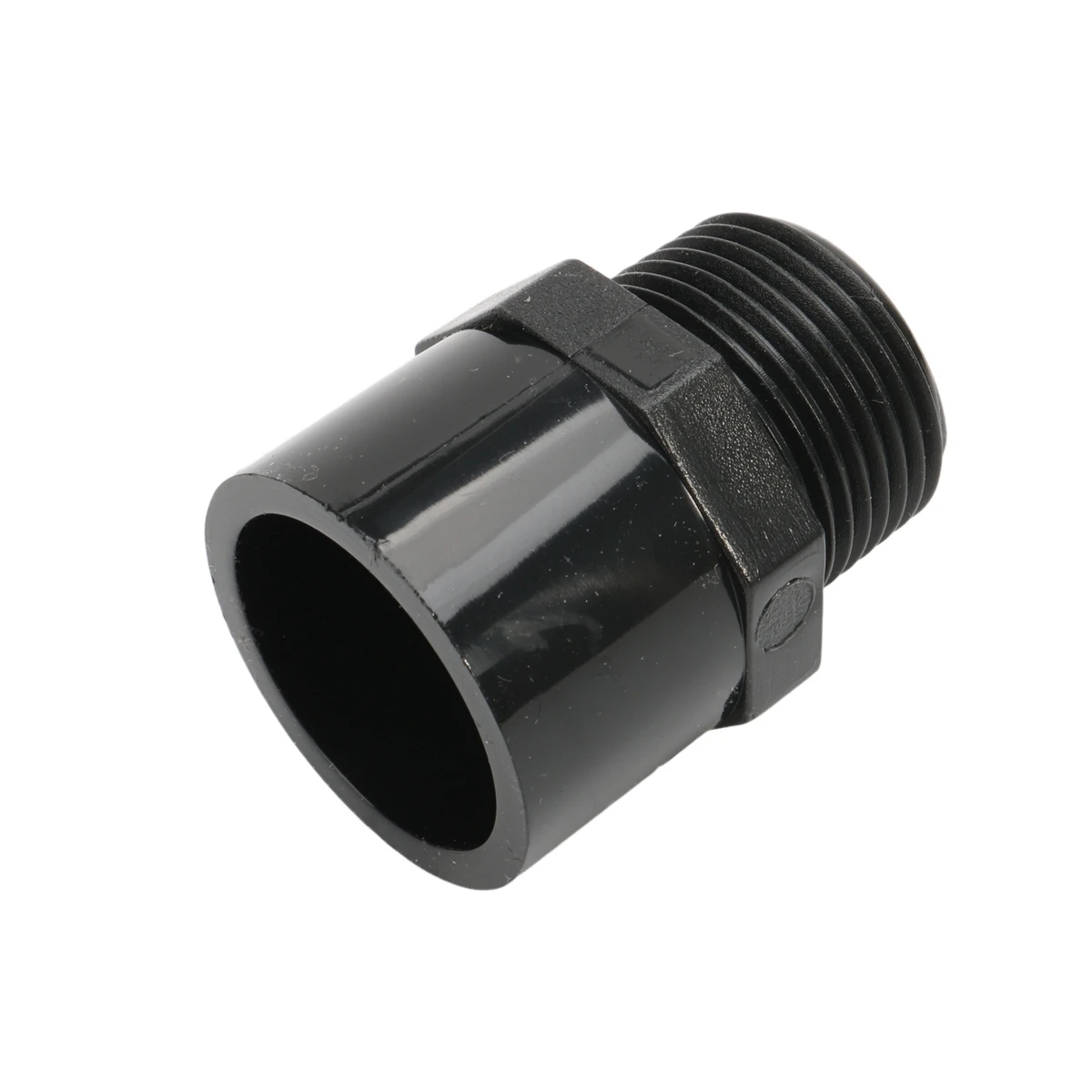 1/2 3/4 1“ Male Thread Black PVC Adapter 20/25/32mm Water Pipe Connector Aquarium Tube Joints  Garden Irrigation Fittings