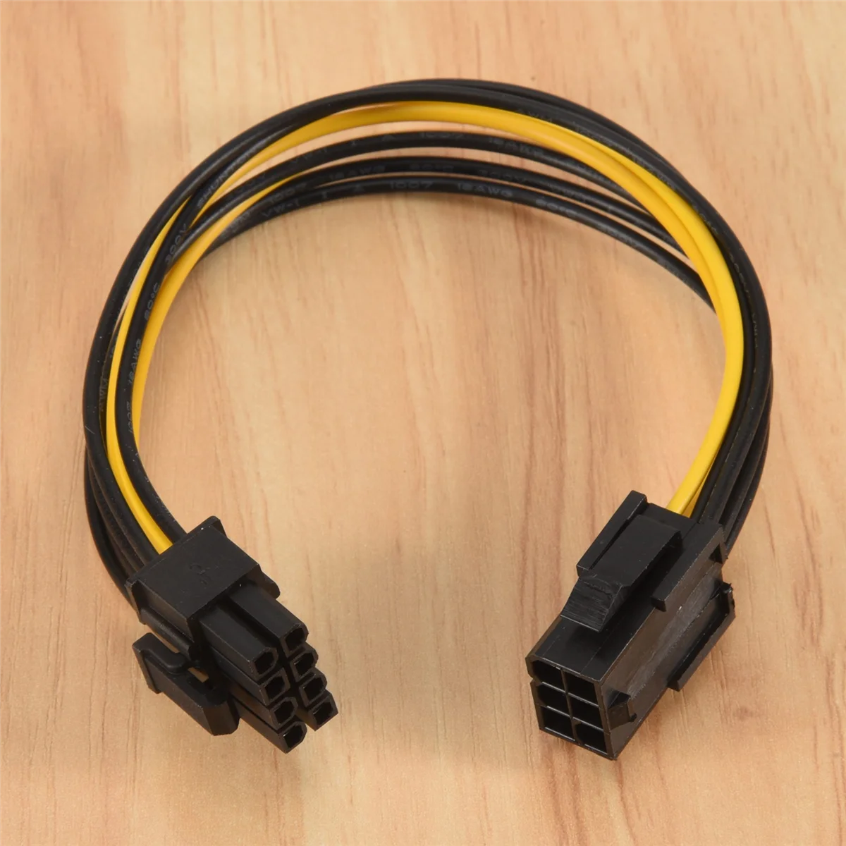 2 Pack Graphics Card 6 Pin to 8 Pin PCIe Adapter Power Cable (GPU Video Graphics Card Power Cable) 7.8