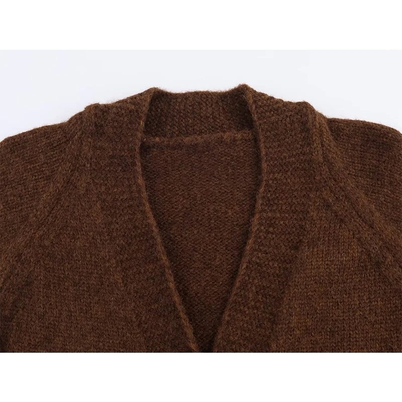 YENKYE New Women Elegant Casual Long Knit Cardigan Coat Single Breasted V Neck Autumn Winter Warm Sweater Outerwear