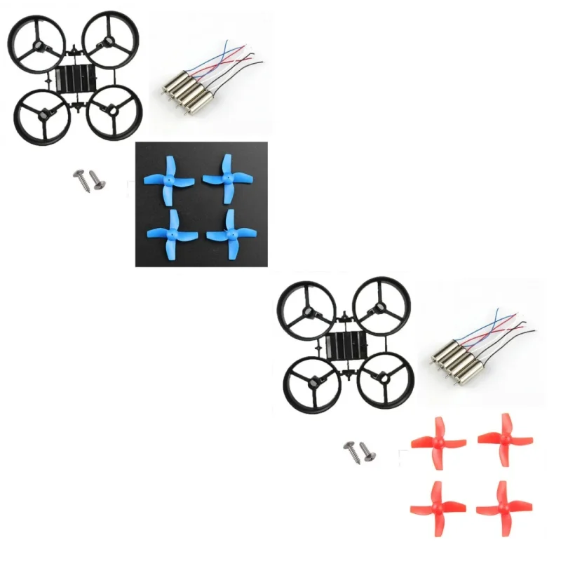 

JJRC H36 Eachine E010 Крошечный комплект мини-квадрокоптера DIY с 4x615 двигателями без сердечника, 4x лопасти, 65 мм колесная база для внутреннего FPV дрона