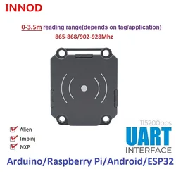 Lector integrado M5STACK IND-4035, UHF, RFID, rango de 0-3,5 m, interfaz USB/TTL, Raspberry Pi, sistema integrado