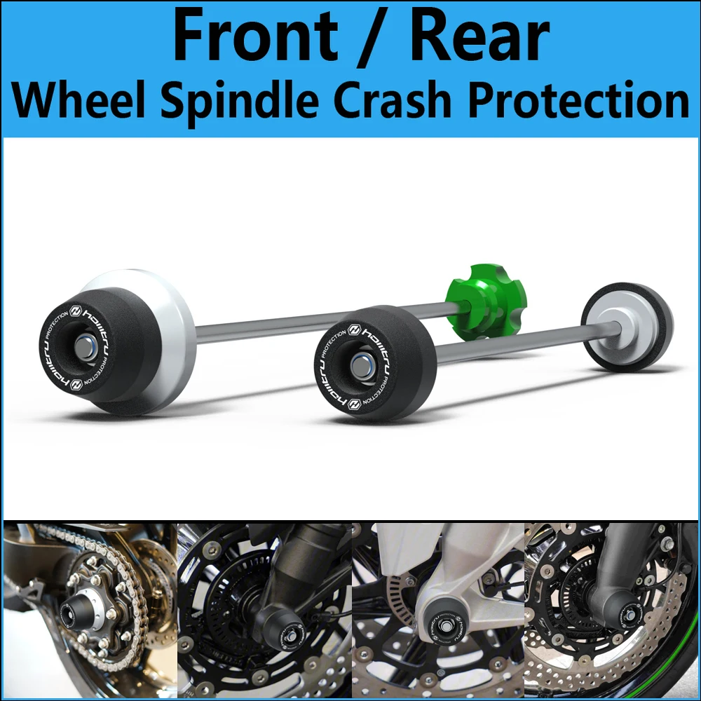 

Front Rear wheel Spindle Crash Protection For Kawasaki ninja H2/H2R 2015-2018