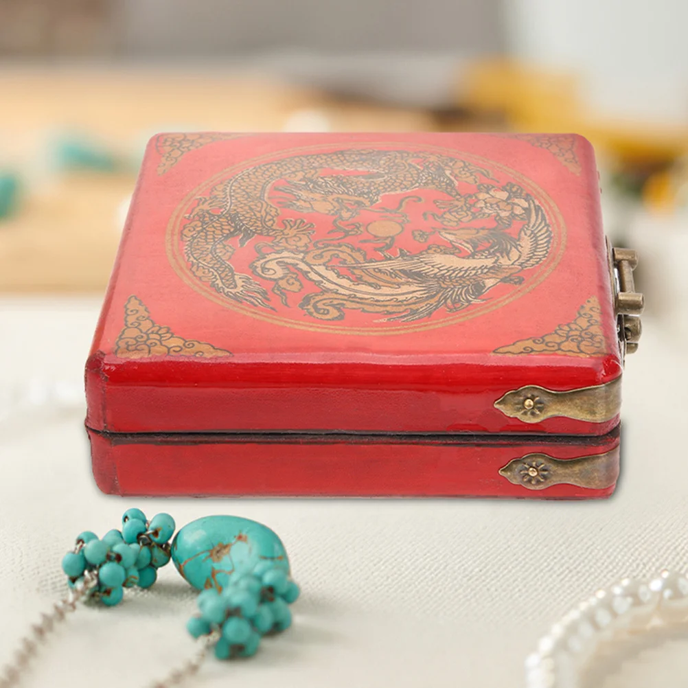 Jewelry Box Organizer Case Storage Packing Holder Vintage Earrings Treasure