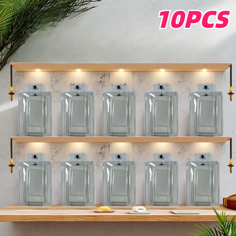 10/15/30 Stück Transparente Kunststoff-Uhrenboxen Tragbare Staubdichte Durchsichtige PVC-Verpackungsbeutel für Schmuck/Uhren