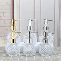 Hotel Bathroom Hand Sanitizer Bottle Shampoo Shower Gel Dispenser Bottle Press Bottle Soap Dispenser Lotion Empty Bottle Glass