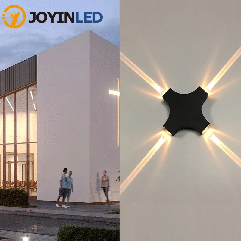 

IP65 LED Wall Lamp Outdoor Sconce Balcony Porch Light Garden Yard Aisle Decor Lighting Indoor Bedside Lamp Aluminium AC220V