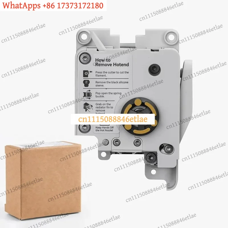 k3 Double-Gear Hardened Steel Extruder Unit for Bambu Lab A1 / A1 Mini – Replacement 3D Printer Part