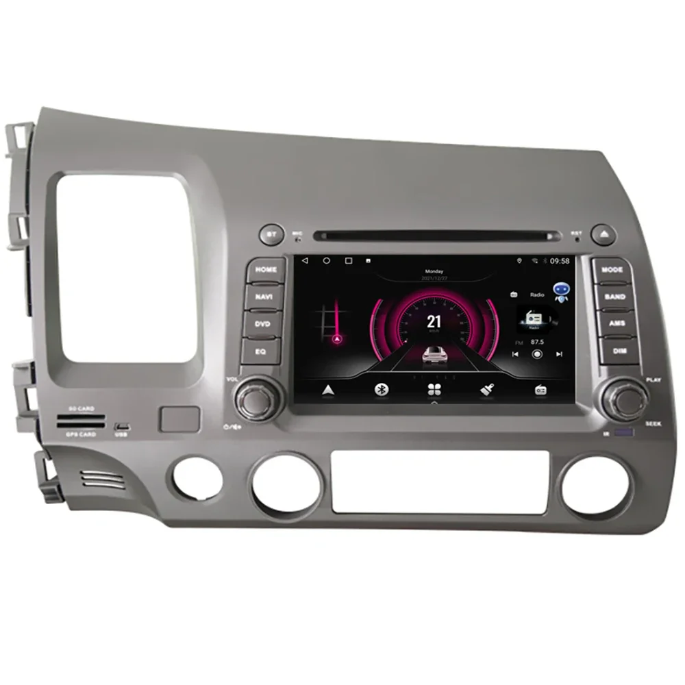 

Автомобильный DVD-плеер на Android 13 с GPS для HONDA CIVIC 2006-2011, Carplay, мультимедийная стереосистема, автомобильная аудиосистема, навигация, головное устройство, камера