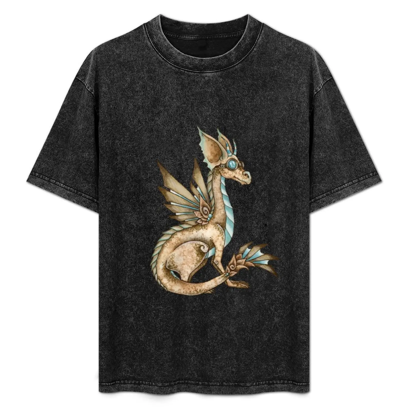 

Steampunk Dragon T-Shirt Clothing summer clothes funny t shirts for men