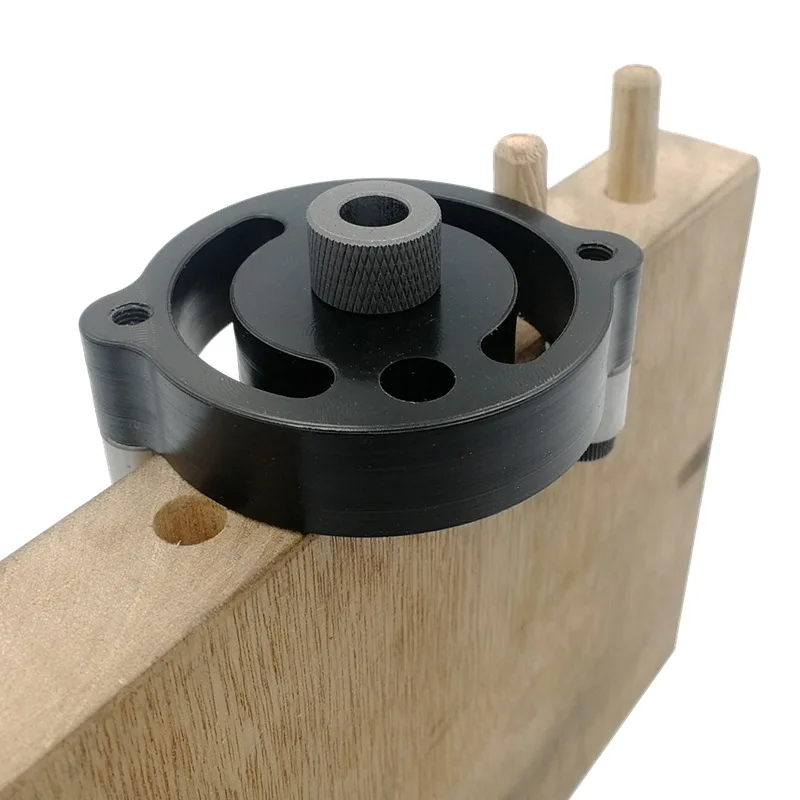 Self-centering Drill Guide Locator Vertical Doweling Jig with Drill Bit Woodworking Hole Puncher Drill Guide Tool