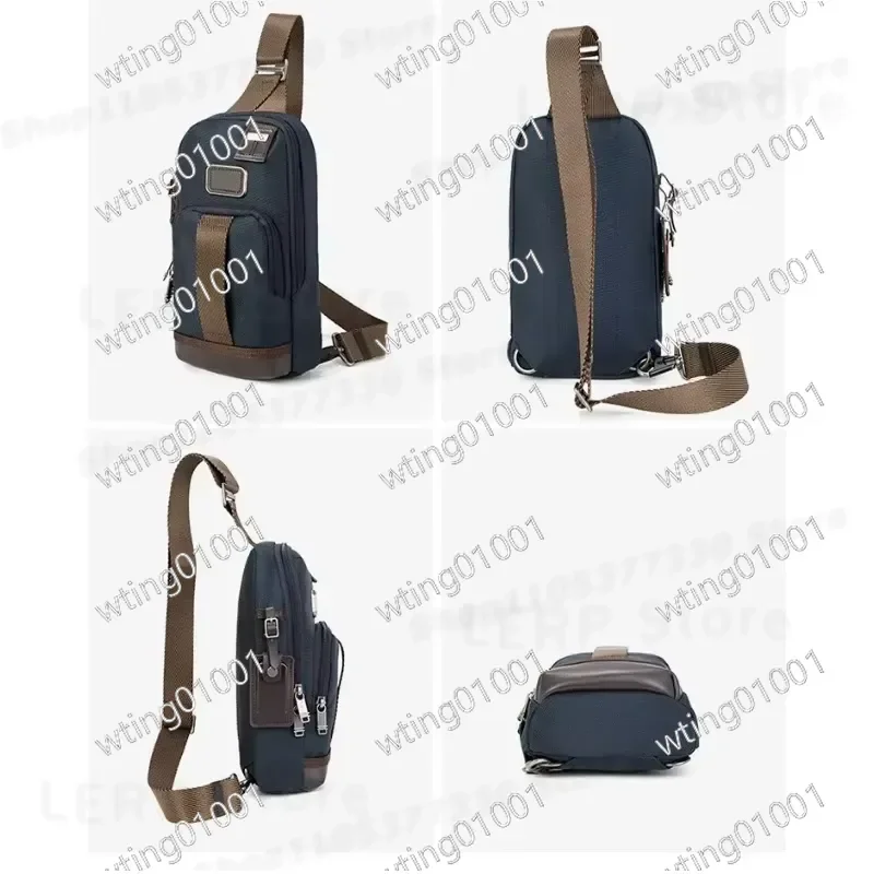 for Minimalist Chest Bag Ballistic Nylon Slim Crossbody for Men Essential Durable Lightweight Urban Travel Organizer Compact