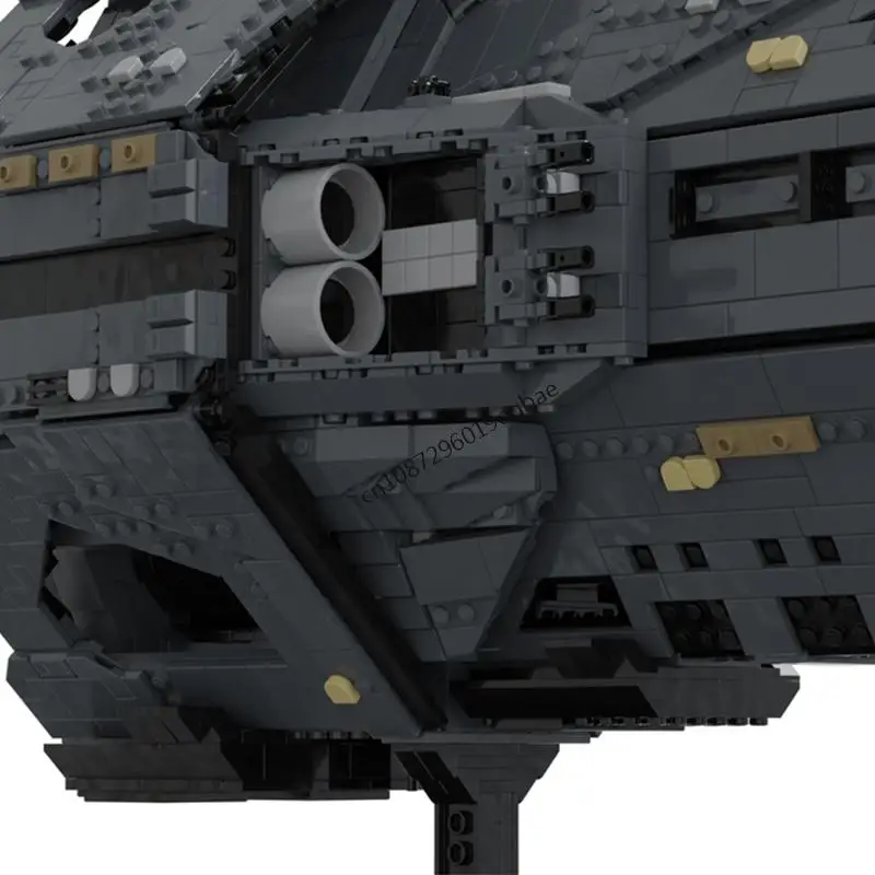 NEW 5404PCS space Movie game Halo Series UNSC Pillar Autumn C-709 Warship model DIY creative ideas ChildToy Assembly Puzzle Gift