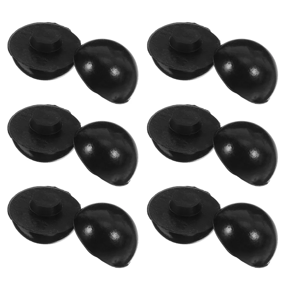 

12 Pcs Ethereal Drum Foot Mat Bottom Support Buckle Plugs Accessories Silica Gel Pad