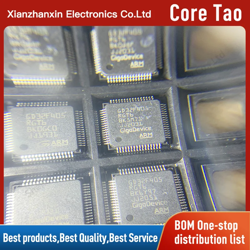 1PCS/LOT GD32F405RGT6 GD32F405 405RGT6 LQFP64 Microcontroller chips in stock