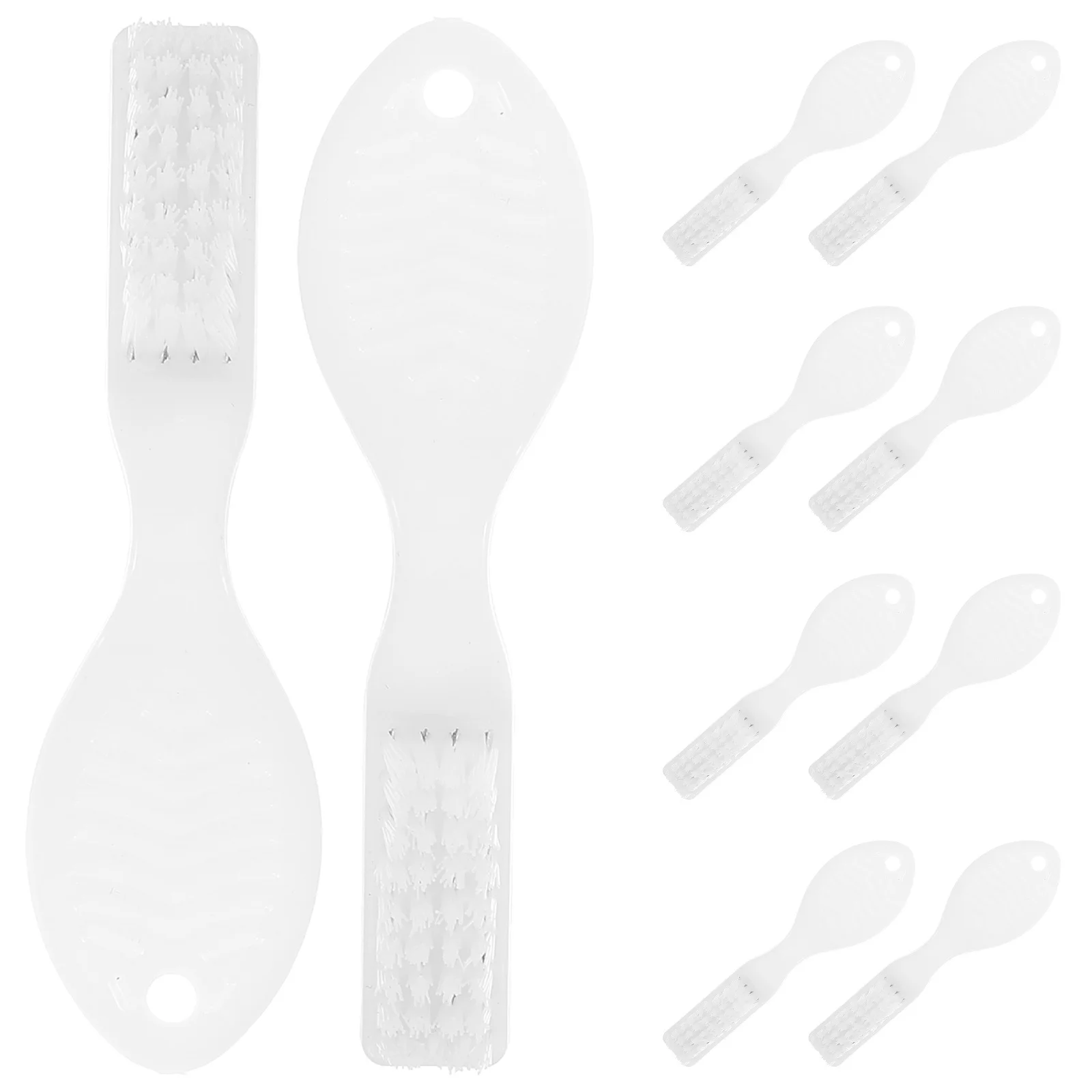 

10pcs Prison Toothbrushes Anti- Small Toothbrush Large Head Soft Bristles Comfortable Grip Wear-Resistant Portable Mini