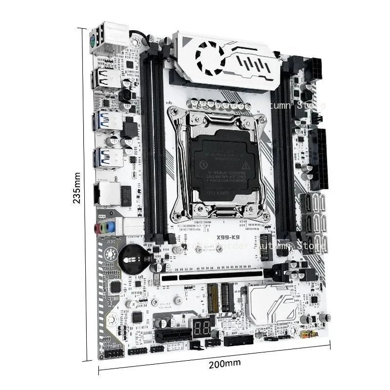K9 X99 Motherboard Support TPM 2.0 FOR  intel Xeon E5 V3/V4 LGA 2011-3 CPU and DDR4 RAM NVME M.2 Four channel memory