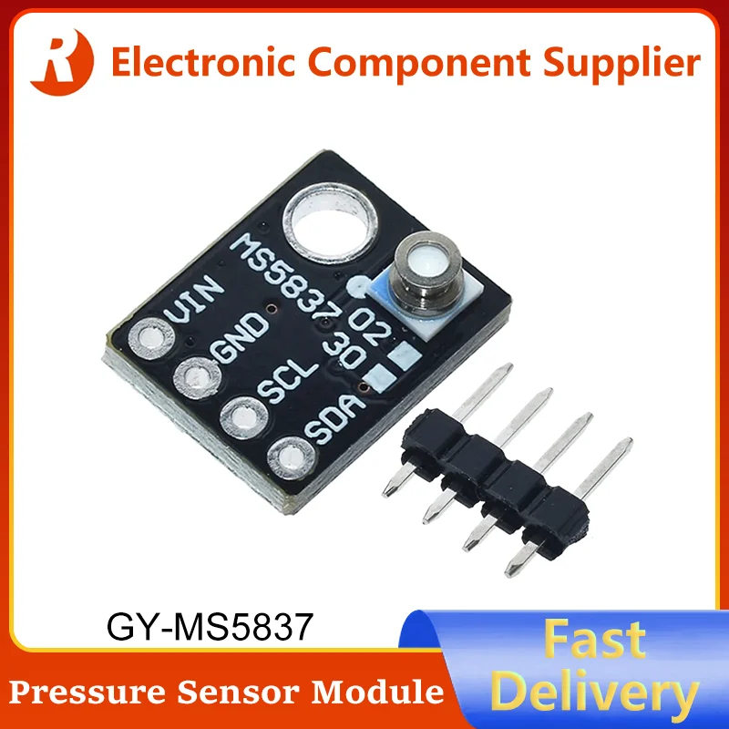 

Brand New GY-MS5837 02BA 30BA High Precision Gas Liquid Waterproof Pressure Sensor Module MS5837-02BA21 MS583730BA01 GY-37