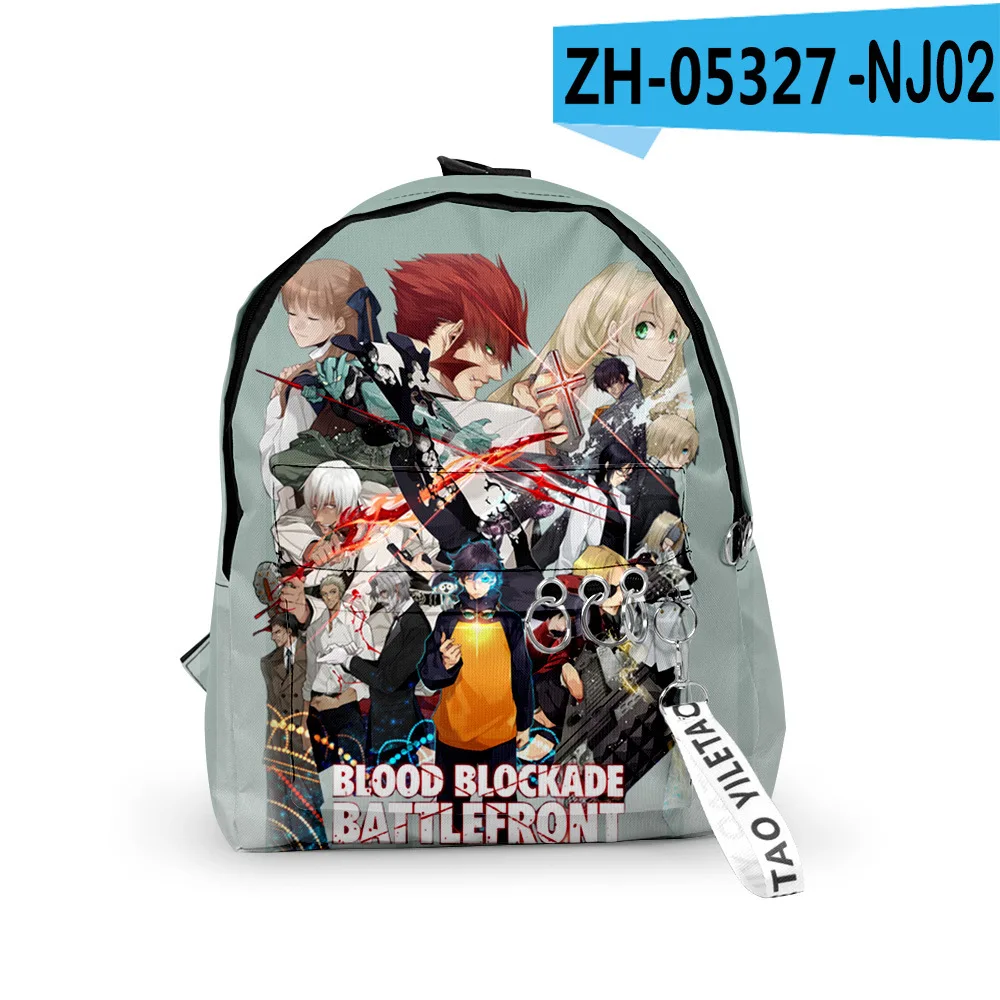 Mochilas clásicas populares Kekkai Sensen, mochilas escolares para niños/ni