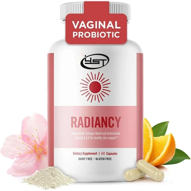 

Пробиотики улучшают вагинальную сухость и баланс Ph, гиалуроновая кислота, витамин С и композитный коллаген - 60 капсул