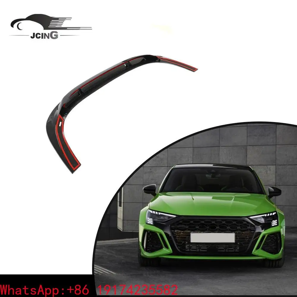 

Pre-preg Carbon Fiber Front Lip Splitter Spoiler for Aod RS3 8Y Sedan 2022 Facelift