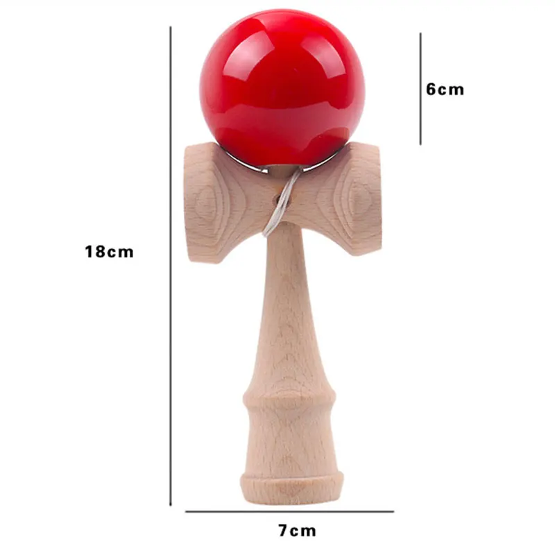 Kendama Toy Painted Outdoor Fitness Balls Train Agility Eye-hand Coordination Children Adults Outdoor Juggling Game Sports Ball