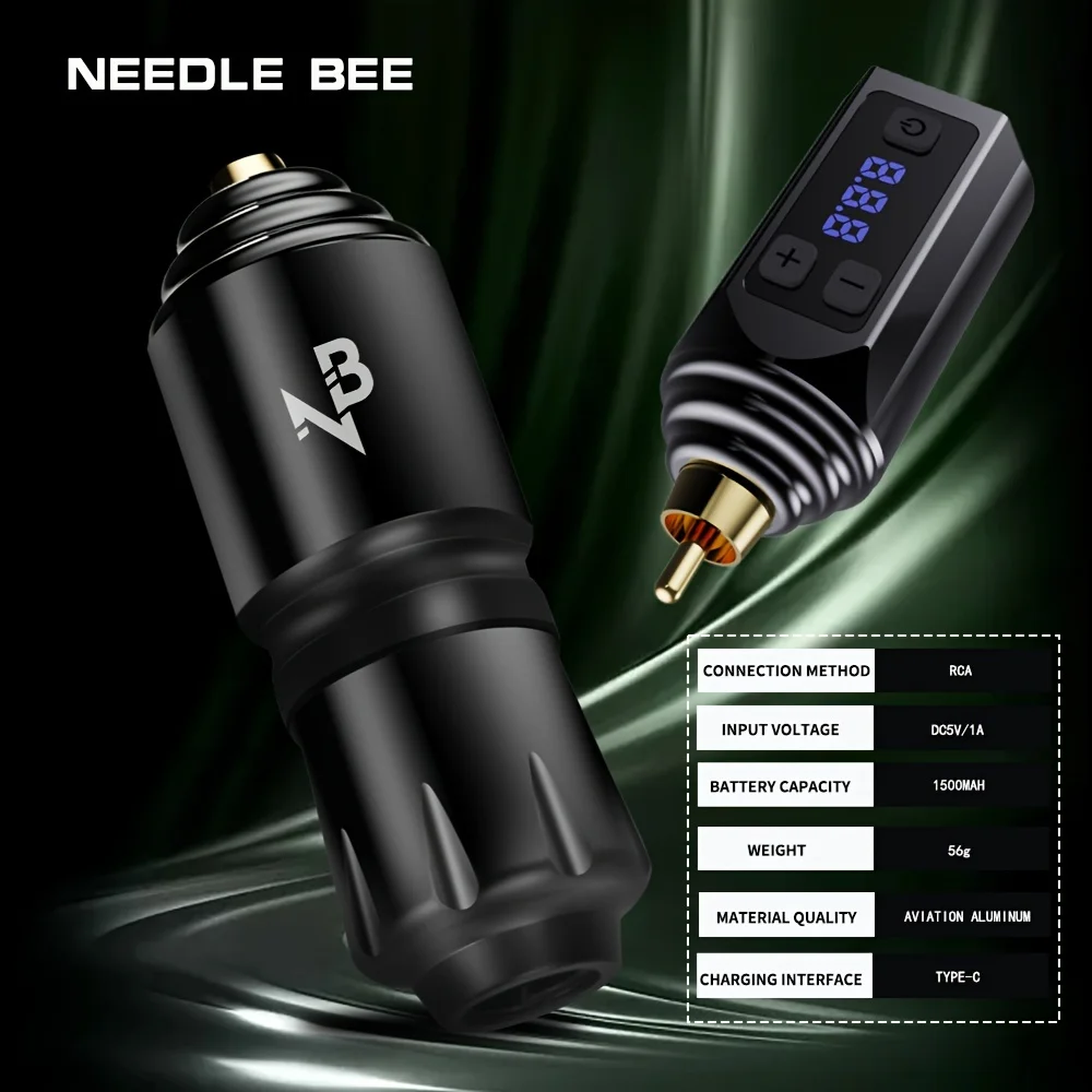 

Набор пистолетов для татуировки — ручка для татуировки с 20 иглами для татуировки и беспроводным источником питания, многофункциональный набор машинок для татуировки со светодиодным дисплеем, инструменты для татуировки, Tm-20