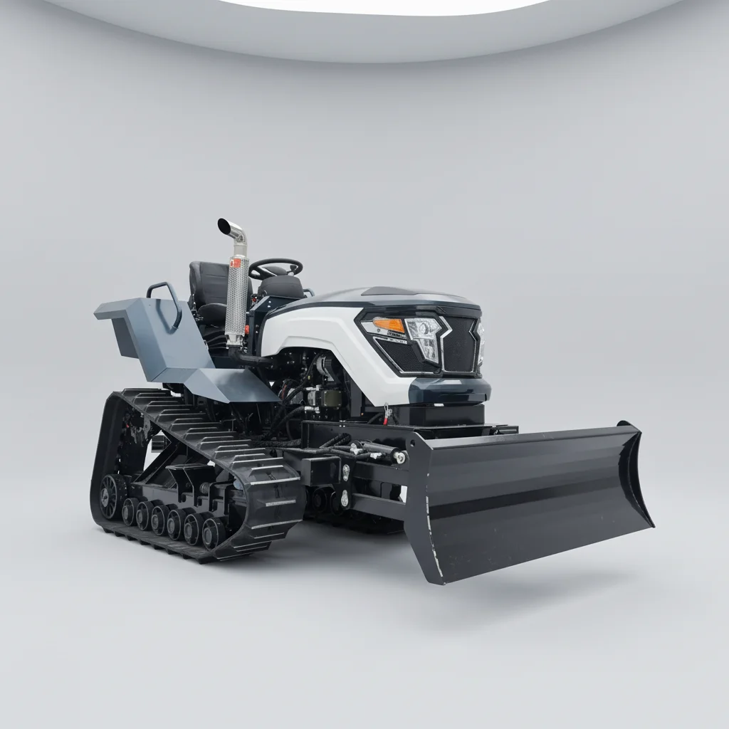 Customize Mini Crawler Tractor With Bulldozer shovel Excavator Attachment