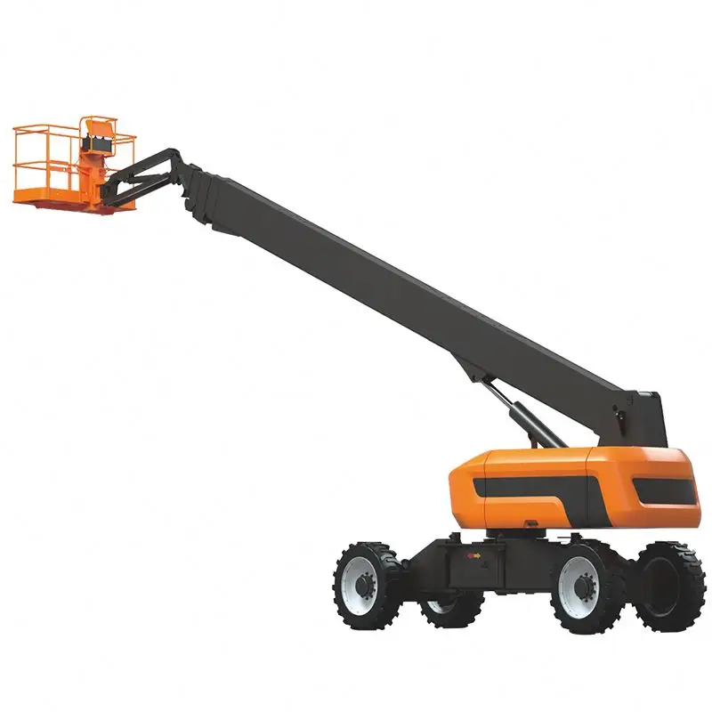 Compartment Building Cleaning Cranes  Trailer Lifting Platform Lift Articulated Boom Lift
