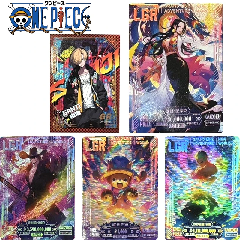 

Kabago One Piece GR LGR Card Tony Tony Chopper Dracule Mihawk Roronoa Zoro Christmas Birthday Gift Toys Rare Collection Card