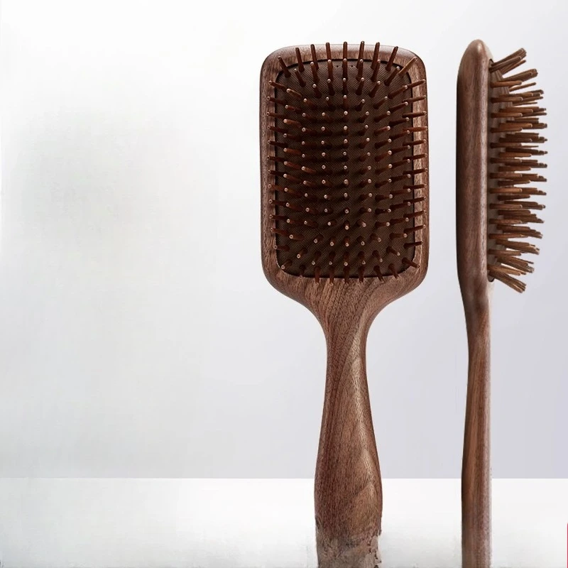 Walnut Airbag Scalp Massage Meridian Comb for Ladies