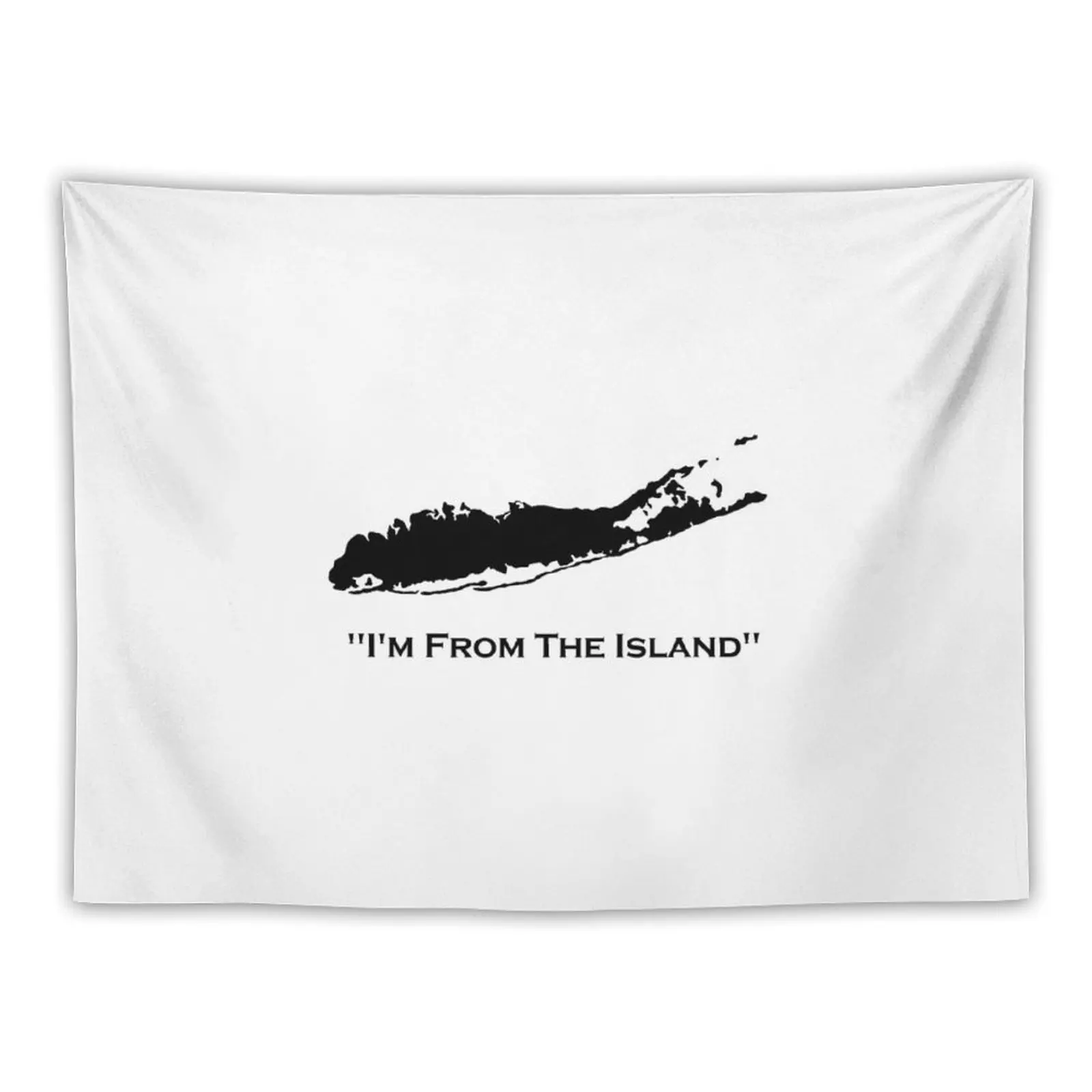 

I'm From The Island Long Island New York Tapestry Room Decore Aesthetic House Decor Wallpaper Bedroom Wall Tapestries Tapestry