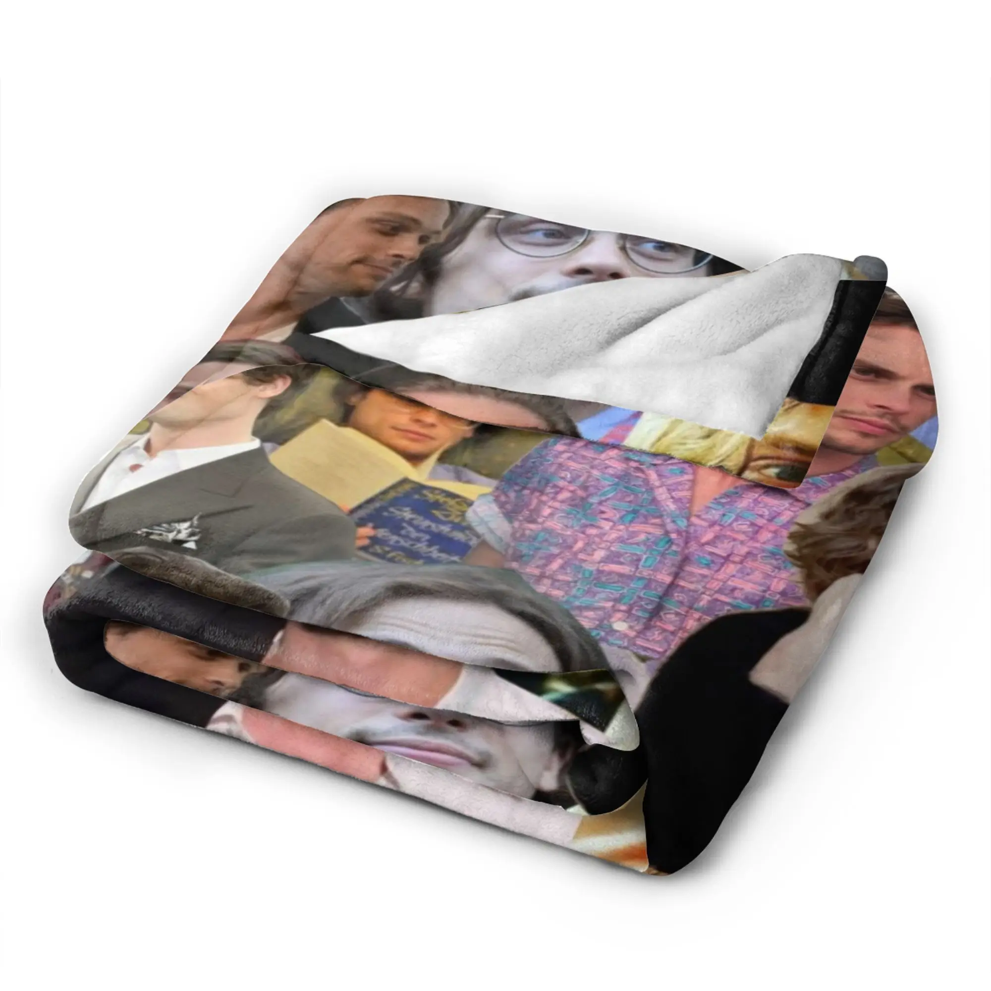 Matthew Gray Gubler Collage Blanket Quality Soft  Throw Blanket Winter Girls Boys Couch Bed Street Trend Bedspread