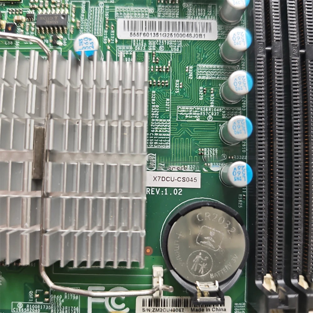 Original disassembly X7DCU-CS045 server equipment motherboard