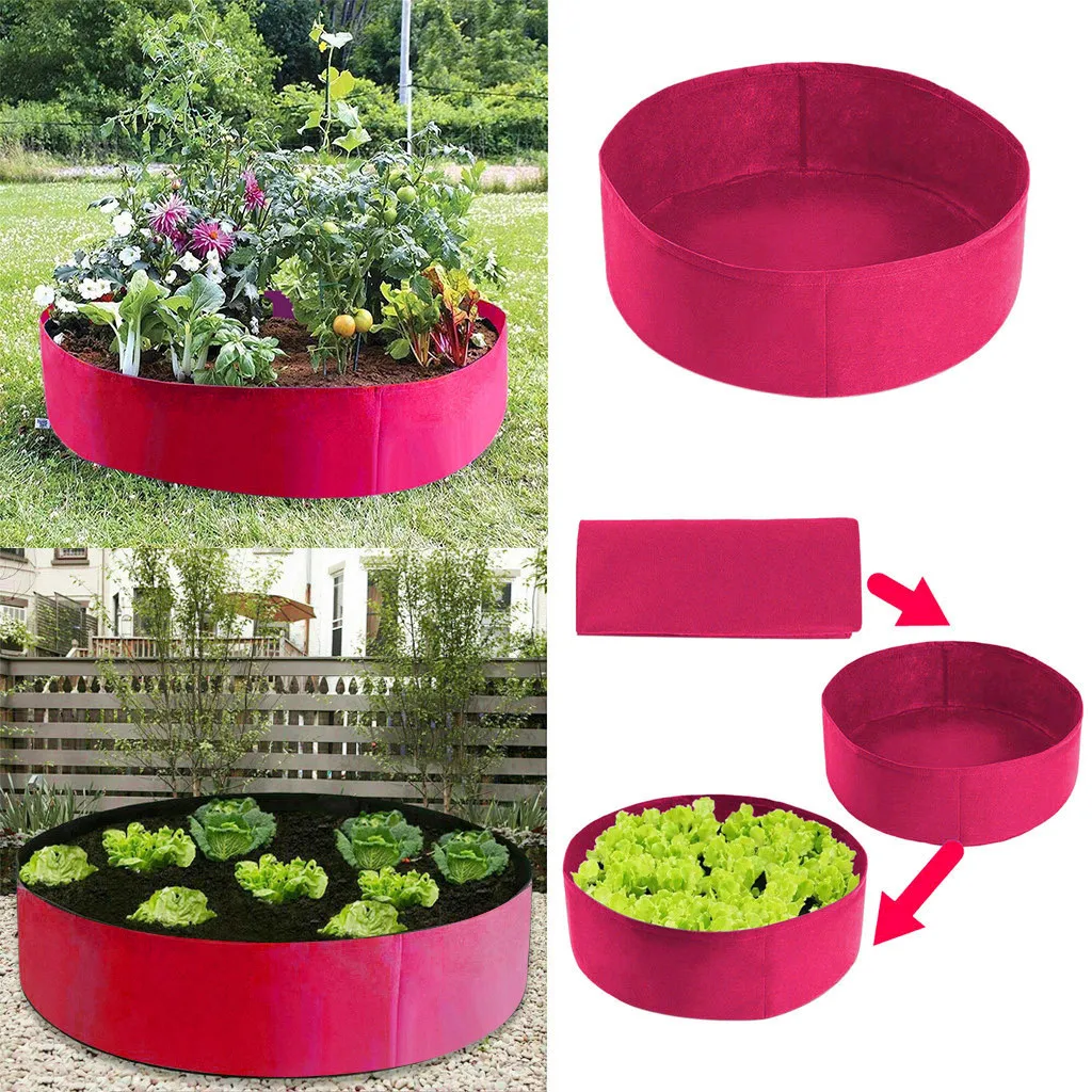 Raised Plant Bed Garden Flower Planter Elevated Vegetable Box Planting Bag