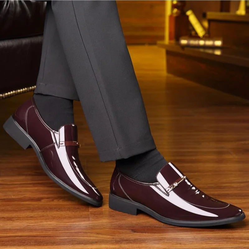 Patent Leather Men's Formal Sh - đánh giá và giá Men Shoes On Clearance