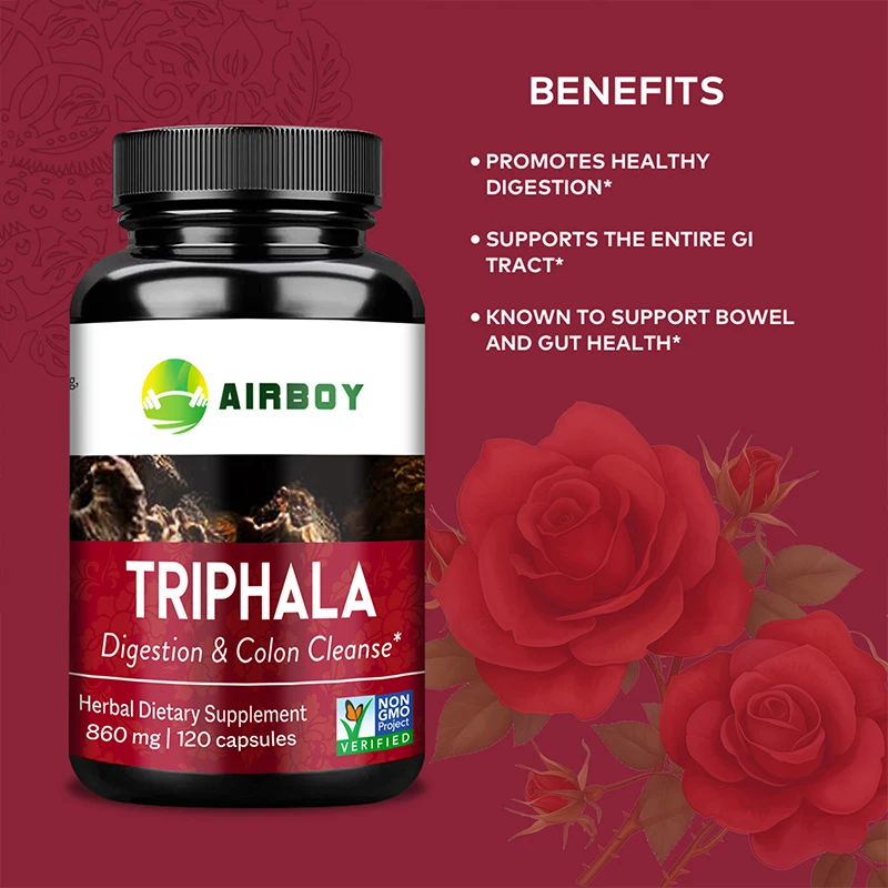 Triphala - Supports Intestinal Health, Relieves Constipation, and Improves Digestion and Metabolism