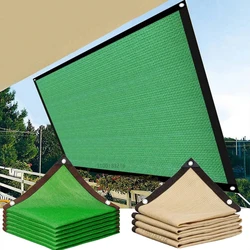 Outdoor garden camping hiking car tent awning sunshade net high density polyethylene gardening shade cloth sunscreen net beige