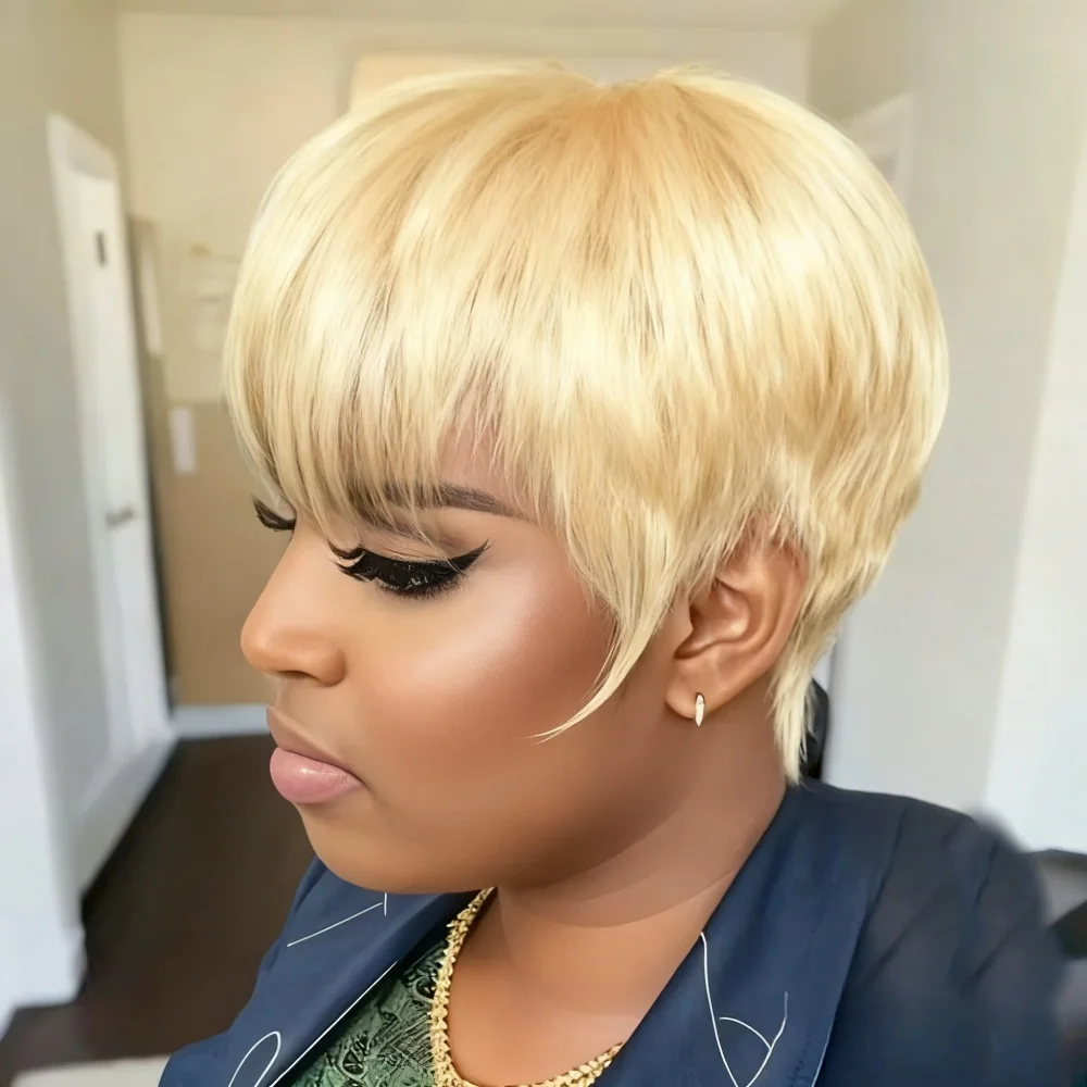 Pixie Cut Wig For W…