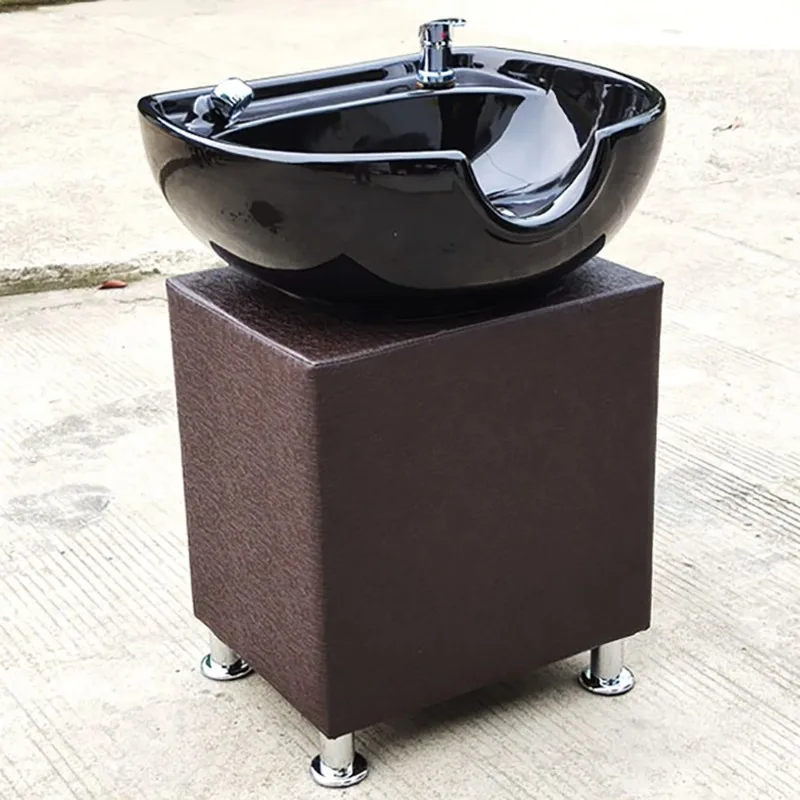 Luxury Washing Hair Shampoo Chair Adjust Massage Professional Salon Shampoo Bed Mobile Sink Chaises De Shampooing Furniture - Image 5