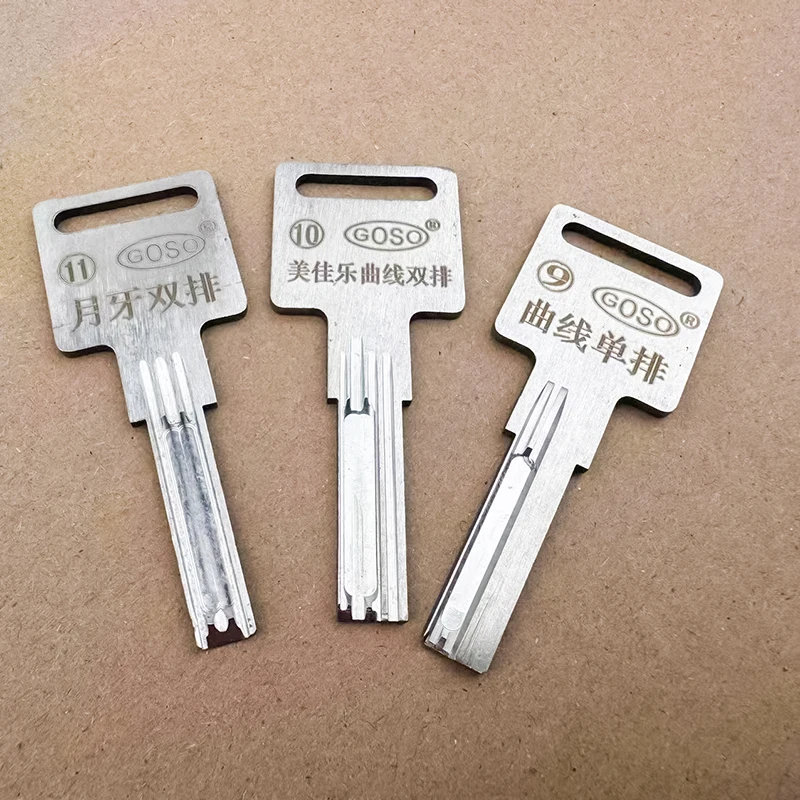 17pcs Goso Tin Foil Pick Tools with Bump Keys, Professional Door Lock Locksmith Tools - view 6